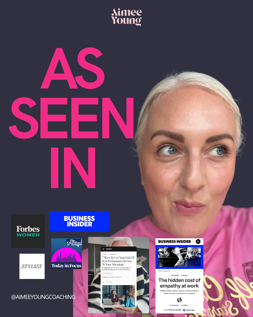 As seen in Forbes Women, Stylist, Business Insider, The Guardian